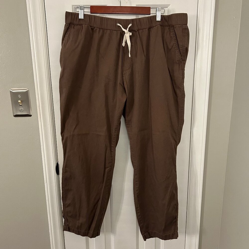 Pact XXL Cotton Pull On Pants Brown